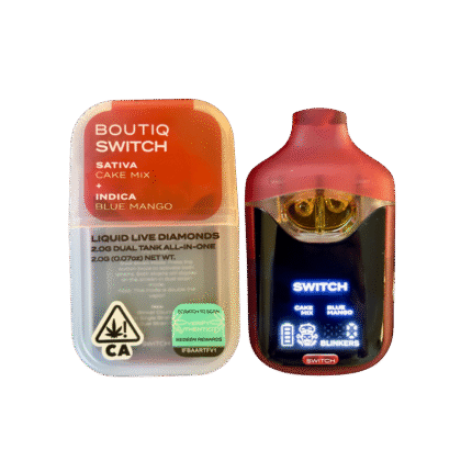 Boutiq Switch V4 Cake Mix x Blue Mango – 2G Disposable Vape