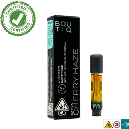 Cherry Haze Boutiq Carts - 1G Live Resin Cartridge - Sativa
